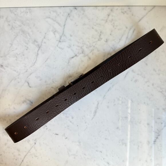 Dickies Genuine Leather Belt Brown Casual Workwear Size 38/95 - Picture 3 of 5